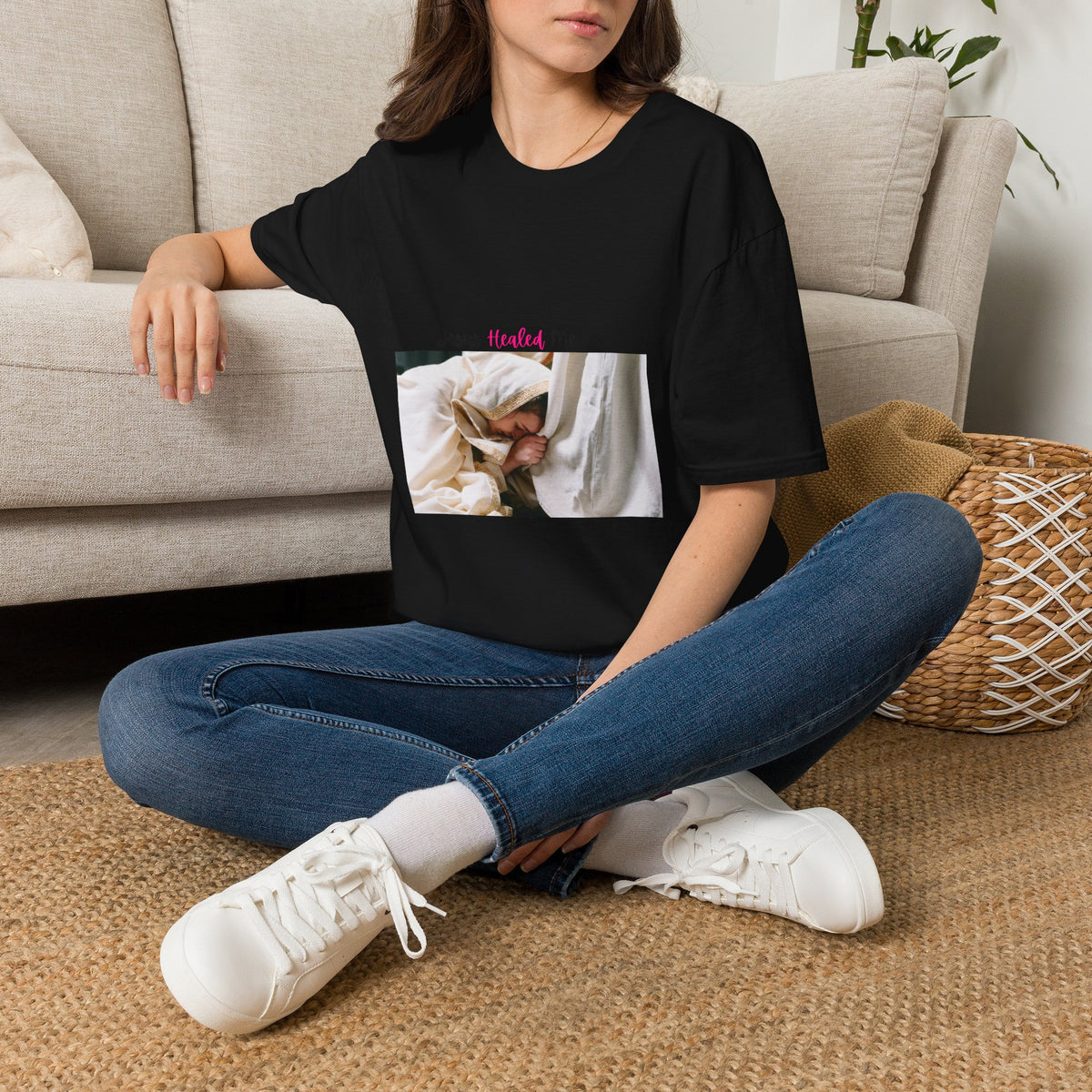 Jesus Heals Cotton T shirt